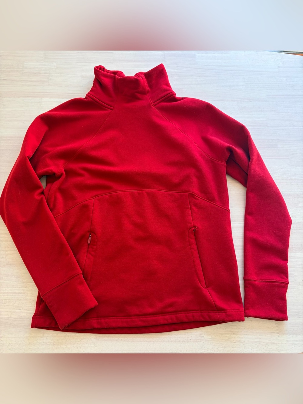 EUC Athleta Altitude Polartec Funnel Neck Sweatshirt Sz Med